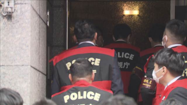 東京・台東区 4億円強盗事件　3つの暴力団事務所を家宅捜索