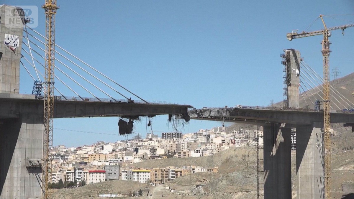 橋破壊で8人死亡　イランの軍の報道官「壊滅的な報復攻撃をする」と反発