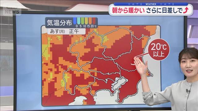 【関東の天気】雨上がり 季節先取りの暖かさ　雨にも負けずお花見チャンスも！