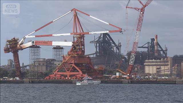 400t「重り」掘削中に事故　クレーン解体中に5人転落　川崎