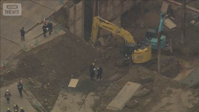 下敷きの男性作業員 搬送も死亡確認　北海道・倶知安町ホテル工事現場で土砂崩落