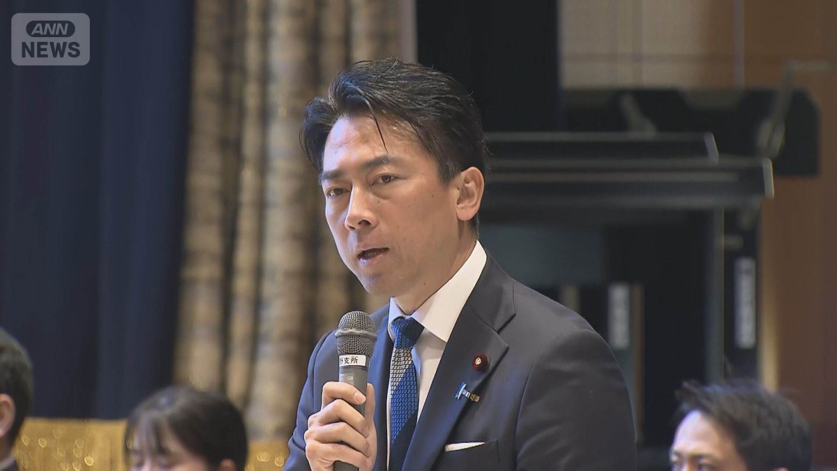 小泉防衛大臣が米軍射撃訓練に理解求める　静岡・東富士演習場周辺自治体に