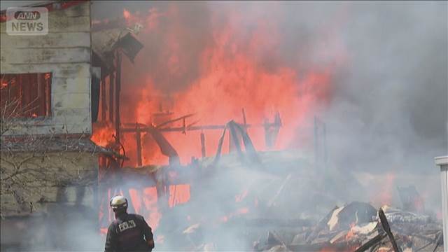 「あっという間」住宅など6軒火災　山形・南陽市