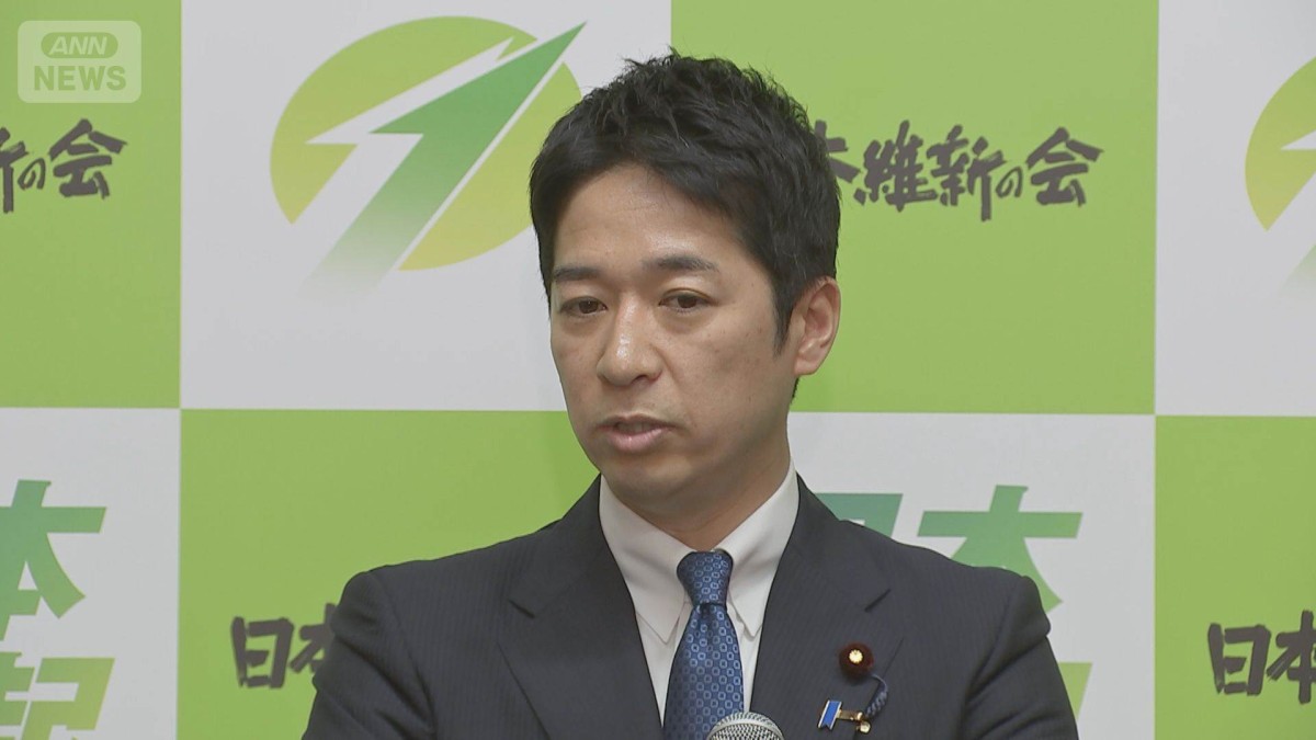 維新・藤田氏「不適切」自衛官の自民党大会出席　自民の判断に苦言