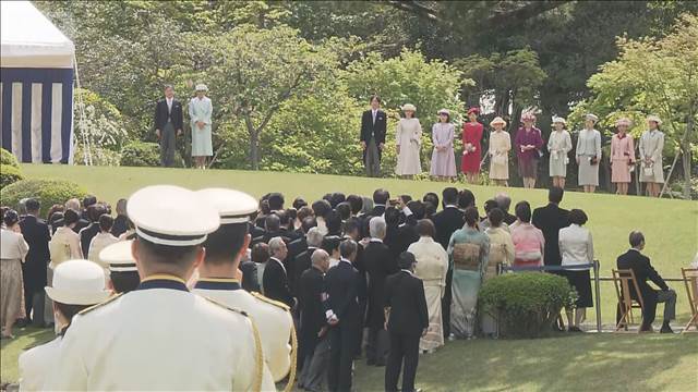 【速報】春の園遊会始まる　ミラノ五輪「りくりゅう」ペアら メダリスト出席