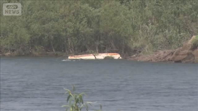 橋脚に衝突し船が転覆 1人死亡　新潟・阿賀野川　危険箇所など確認中に…