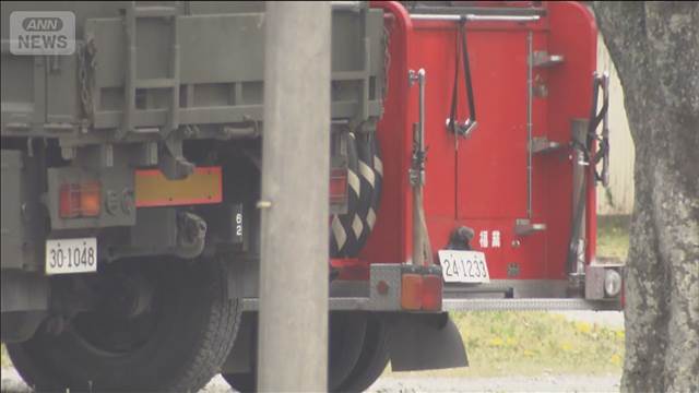 自衛隊の訓練中に山火事 消火活動後 隊員 クマに襲われる 福島