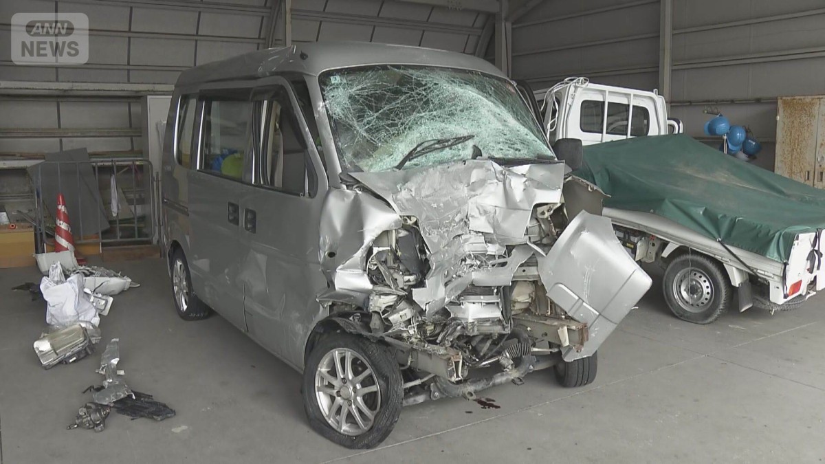 車2台が正面衝突 高齢男性が死亡 福岡市