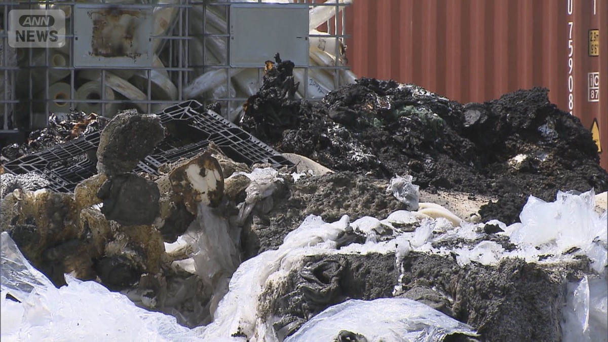 Plastic factory fire in Tochigi