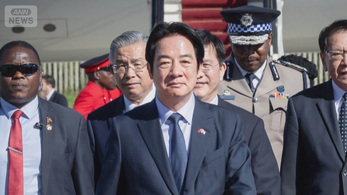 台湾総統がエスワティニ電撃訪問　アフリカ唯一の外交関係国　中国「公金浪費の茶番」