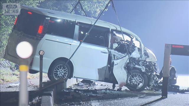 8歳男児ら2人が死亡　山口・美祢市の国道で車の衝突事故　