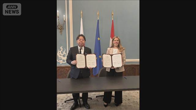 宇宙通信などで協力へ　林総務大臣　ルクセンブルクと覚書