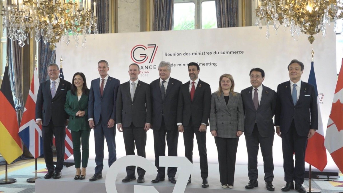G7 中国念頭に“懸念”共同声明 レアアースなど重要鉱物めぐり