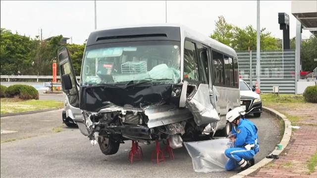 【速報】磐越道21人死傷　マイクロバス運転手の68歳男を過失運転致死傷の疑いで逮捕