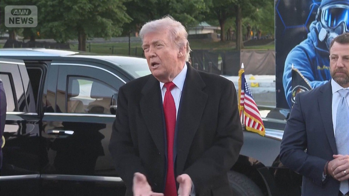 トランプ氏　イランとの停戦継続の認識　「イランは核の残骸引き渡す」と主張