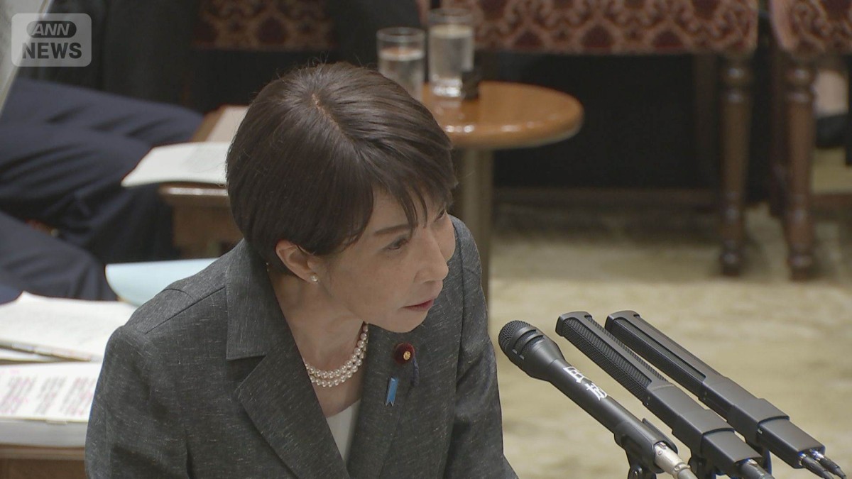 高市総理「補正予算直ちに必要ない」　中東情勢受けた追加の物価高対策めぐり