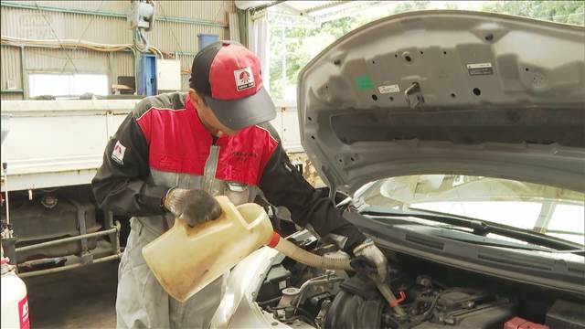 エンジンオイル入荷なし　異例の事態に自動車整備工場「修理ができない」