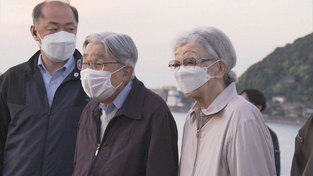 上皇ご夫妻　葉山御用邸に到着　去年10月以来の静養　26日まで滞在予定