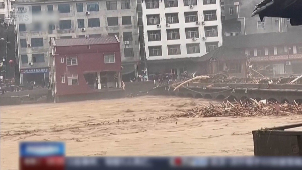 中国の中部や南部で豪雨　10人死亡　湖南省では約1万8400人が避難