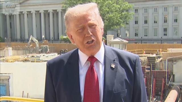トランプ氏　イラン攻撃再開の可能性に言及　再攻撃決断まで「あと1時間」で延期も