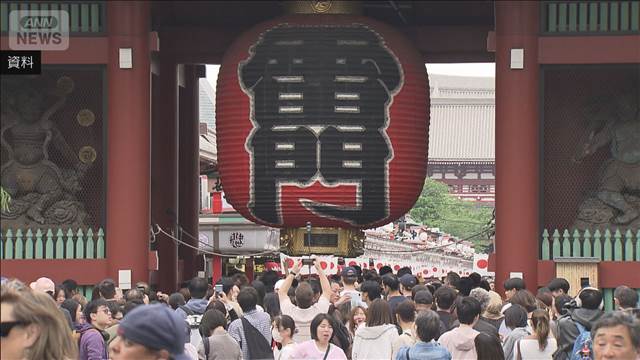 4月訪日外国人　約370万人で今年最多　韓国や台湾などから　中国と中東は大幅減