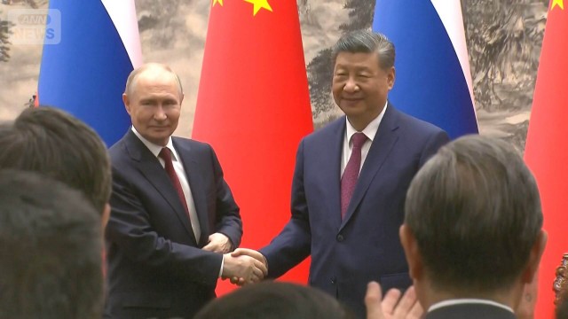 プーチン大統領 訪中終え帰国へ　共同声明では日本名指し批判も