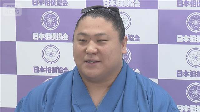 復活V！若隆景が一夜明け会見“鯛で予行練習”も