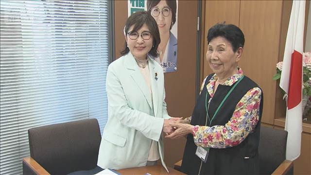 袴田巌さんの姉・ひで子さん　政府提出法案のさらなる修正求める　自民稲田氏と面会
