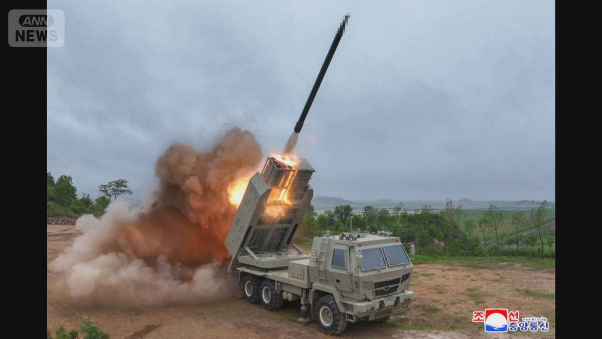 北朝鮮　AI導入の戦術巡航ミサイルを発射実験　韓国との軍事境界線に配備へ