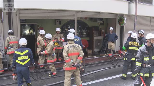 渋谷 道玄坂で火事　8階建てビルの飲食店から出火