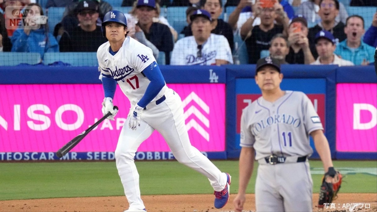 6試合ぶり9号　大谷翔平“二刀流”で先頭打者HR