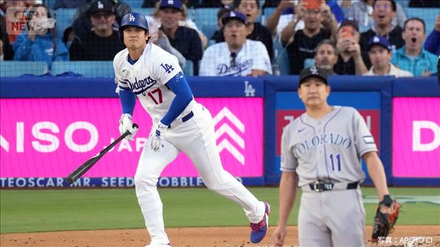 6試合ぶり9号　大谷翔平“二刀流”で先頭打者HR
