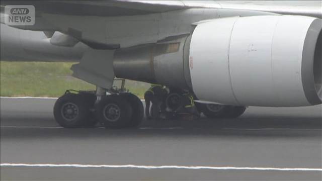 JAL機にタイヤトラブル　出発地の羽田と緊急着陸した成田で滑走路一部閉鎖