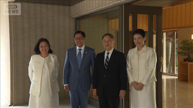 天皇皇后両陛下、フィリピン大統領夫妻をお見送り 初めて“国賓を御所で”