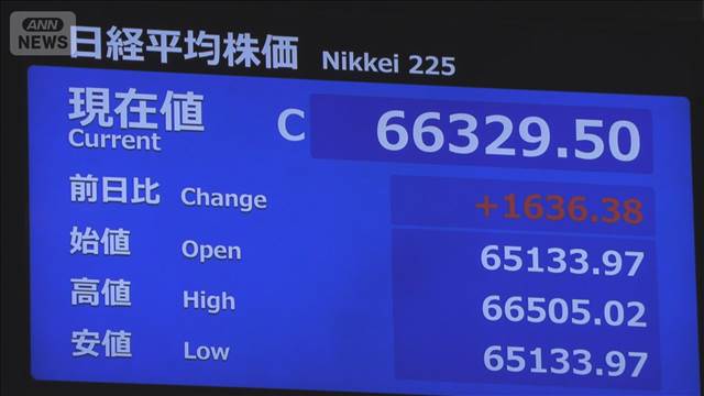 先週最高値の日経平均　米国の利上げ観測一方で配当の再投資も