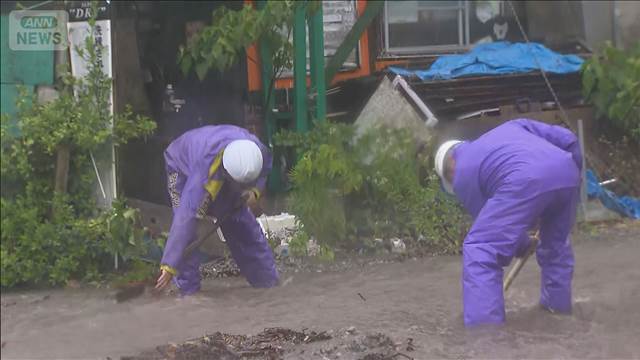 【台風6号】相次ぐ線状降水帯の発生　関東は夕方まで警戒