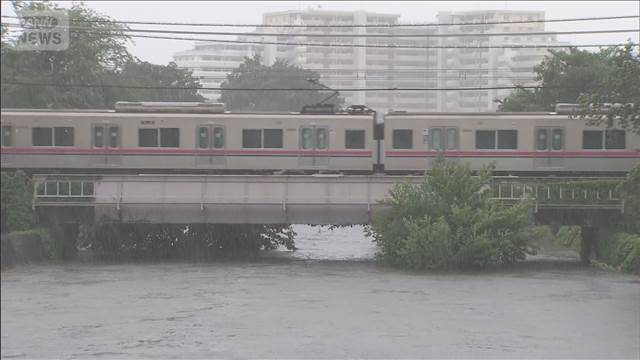 【台風6号】関東では約140万人に避難指示　東京でレベル4氾濫危険警報