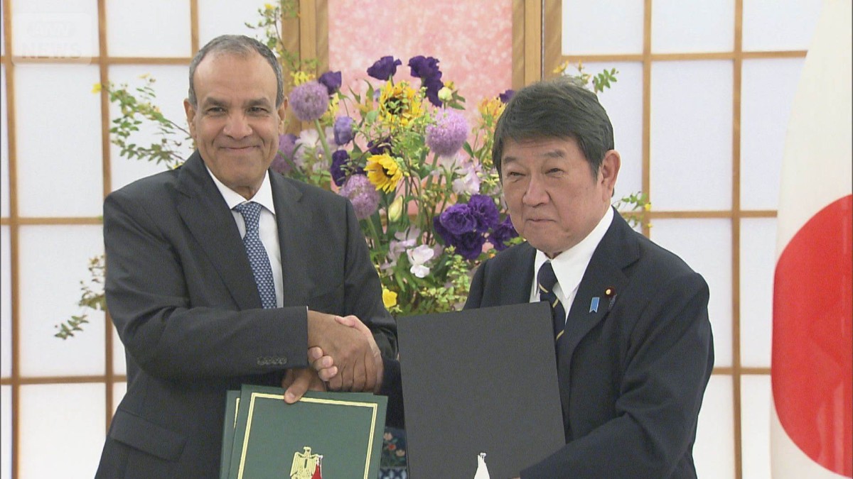 茂木大臣　“仲介役”エジプト外相とイラン情勢議論