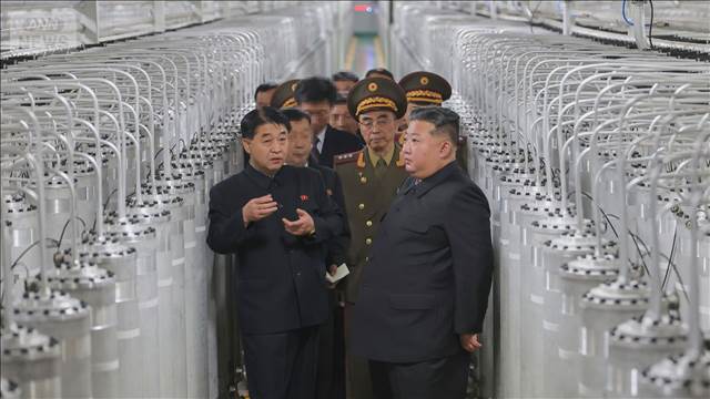 金総書記　核物質工場を視察　北朝鮮「核生産力5年で倍増」　