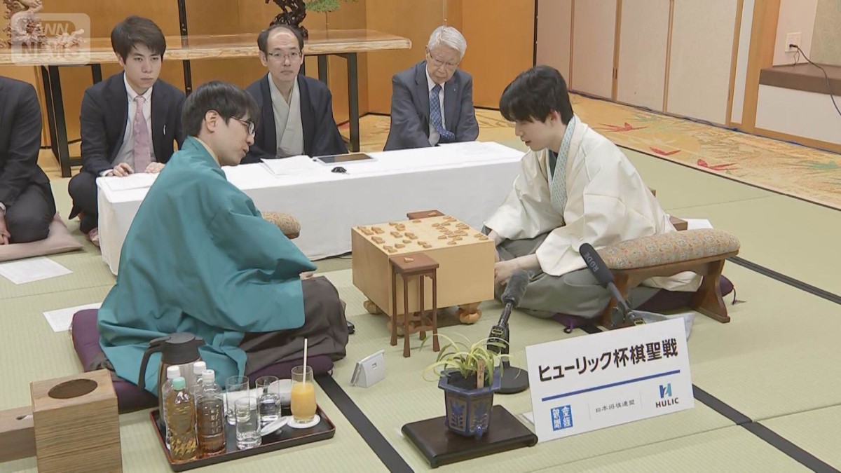 棋聖戦、藤井六冠が7連覇へ白星発進　服部七段の大胆な戦法にも隙与えぬ指し回し