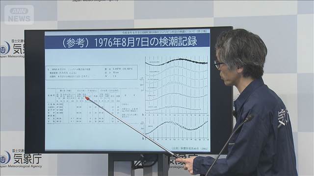 気象庁 最大波が3時間後のケース挙げ注意呼びかけ　太平洋沿岸で津波注意報