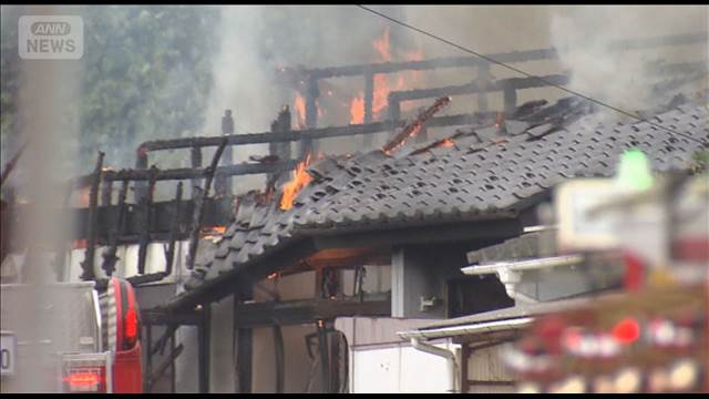 「建物から炎と煙」78歳女性と連絡取れず　福島