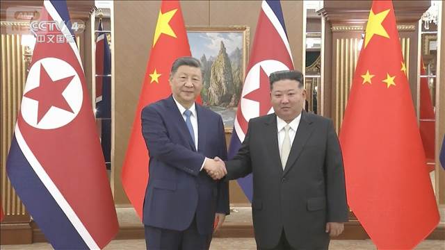 中朝首脳会談　「非核化」触れず　金総書記「第一の戦略事業」両国関係の重要性を強調