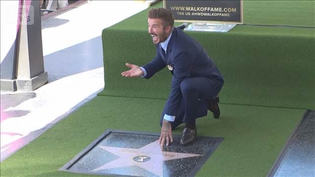 貴公子ベッカム ハリウッドの星に　W杯米開幕に合わせ親友トム・クルーズも祝福