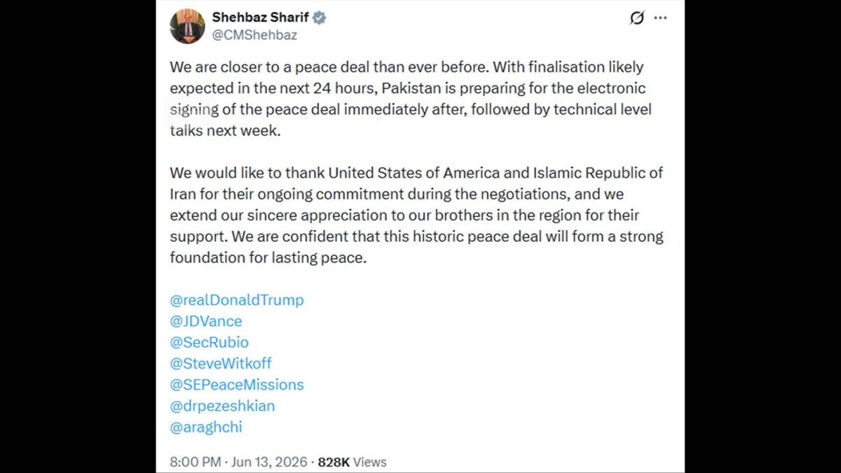 「24時間以内」合意の見通し 仲介国首相が投稿　イランは米と「14日には署名されず」