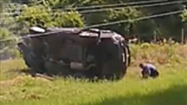 時速160キロ超で逃走…車横転　生後4カ月乳児投げ出される　運転の父親起訴　アメリカ