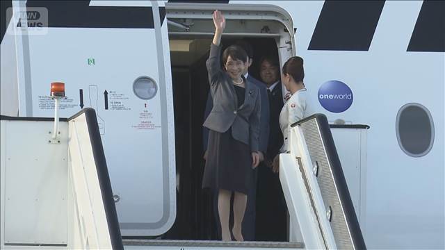 高市総理イギリス到着　スターマー首相と会談へ
