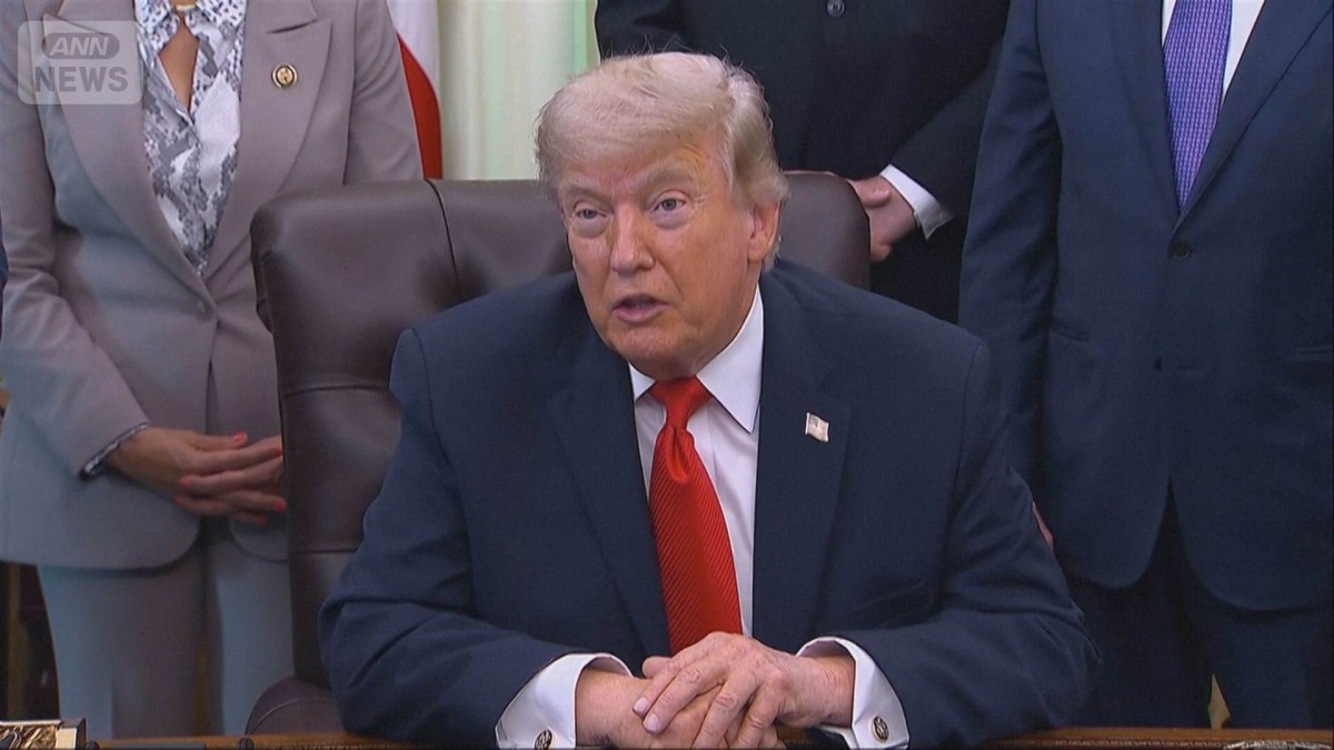 トランプ大統領　ホルムズ海峡通航は「恒久的に無料」　核合意なければ攻撃再開も示唆