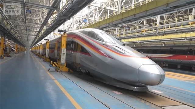 中国 高速鉄道基地 異例の公開　「交通強国」掲げ急速に整備