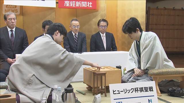 【速報】棋聖戦第2局始まる　7連覇狙う藤井六冠VSタイトル初挑戦の服部七段